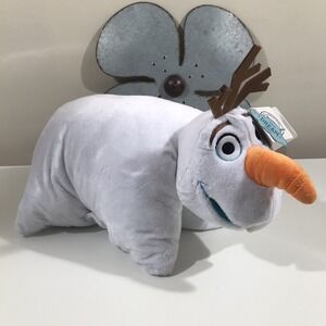 Disney Pillow Pet Pal Plush Toy 20" Frozen Olaf Disneyland Authentic